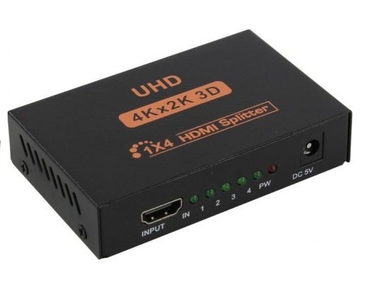 Разветвитель hdmi сигнала 1 вход 4 выхода dd414a vcom